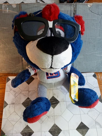 New York Giants NFL Football Study Buddies Team Nerds Plush Mascot Brand New Cover