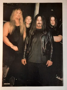 DEICIDE ~ Glen Benton and co. Vintage late '90s death ~ Magazinseite PINUP - Bild 1 von 1