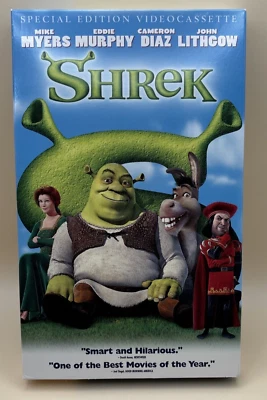 Shrek (VHS, 2001) Dreamworks #83670 - Image 1 of 4