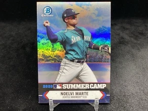 NOELVI MARTE 2021 BOWMAN CHROME #SC-20 2020 SUMMER CAMP REFRACTOR INSERT / REDS - Picture 1 of 2