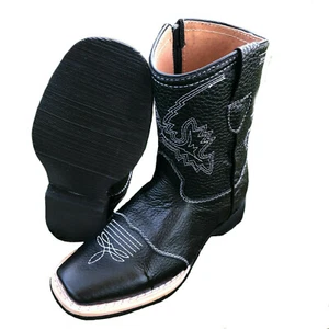 Baby Cowboy Boots Rodeo Floter Western Botas para Bebe Handcrafted Con Zierre - Picture 1 of 8
