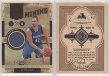 2010-11 Panini Gold Standard Gold Mining Memorabilia /299 Kevin Love #17