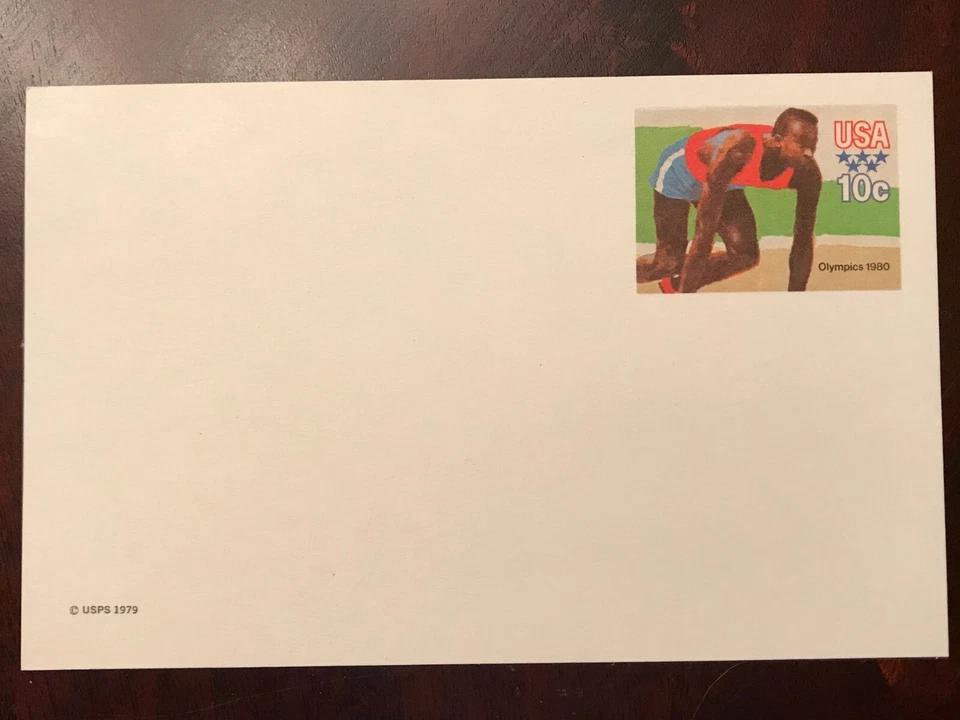 USA SC # UX80 - Summer Olympics 1980; Issued in 1979 - Image 1 of 1
