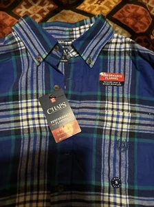 ralph lauren chaps Performance B Flannel Shirt Men’s Small NWT MFSP$55 - Picture 1 of 7