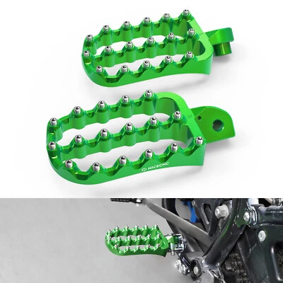 NICECNC reposapiés graso estriberas 61 mm de ancho para Kawasaki KLR650 1987-2024 Foto 1 de 4