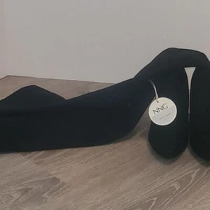 NNG Mujeres Negro Gamuza Sobre la Rodilla Botas al Tobillo Cremallera Nuevas con Etiquetas EE. UU. 9.5 - Imagen 1 de 9