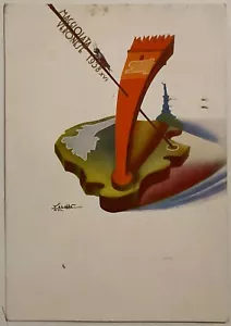 FUTURISMO VERONA MAGGIOLATA VERONESE A.XVI° 1938 CARTOLINA ILLU. VERROSSI’ - Picture 1 of 2