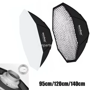 Godox Octagon Softbox Umbrella Softbox Bowens Mount for Speedlite Flash Light - Picture 1 of 19