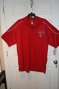St. Louis Cardinals Men's Big and Tall Embroidered Polo 3XLT - New With Tags - Picture 1 of 6