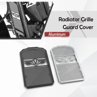 Alu Radiator Guard FOR KAWASAKI VN/Vulcan900 Custom VN/Vulcan900 CLASSIC/LT New Foto 1 de 4