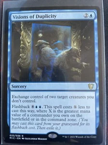 MTG Visions of Duplicity Commander: Innistrad: Midnight Hunt 033/038 Regular... - Picture 1 of 2