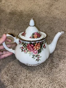 English Garden Fine China Robinson Design Group Mini Tea Pot with Lid EUC - Picture 1 of 4