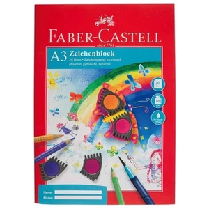 Faber-Castell Zeichenblock A3 perforiert FSC-Mix, 20 Blatt - Bild 1 von 3