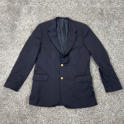 Vineyard Vines Blazer Mens 42 Long Navy Wool Anchor Gold Buttons Boathouse Prep - Image 1 of 4