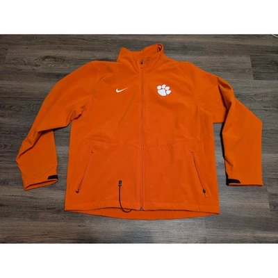 Chaqueta Nike Clemson Tigers NCAA Naranja Cremallera Completa XL Para Hombres Foto 1 de 4