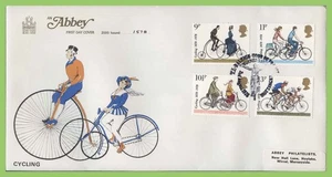 G.B. 1978 Cycling set on Abbey First Day Cover, T I Raleigh, Nottingham - Picture 1 of 1