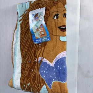 Disney Little Mermaid Beach Towel 25” X 58” New - Picture 1 of 2