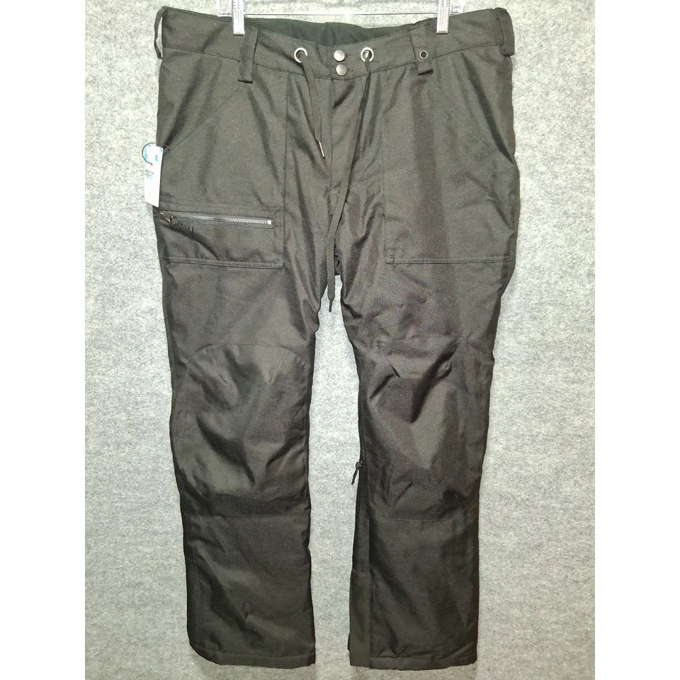 Pulse Snow Pants Mens Large Black Insulated Ski Snowboard Winter - Image 1 of 4