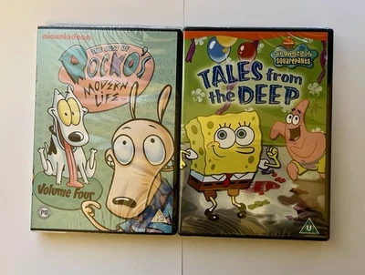 Best Of Rocko's Modern Life Vol. 4, Spongebob Squarepants DVD Cartoon Lot NEW - Image 1 of 2