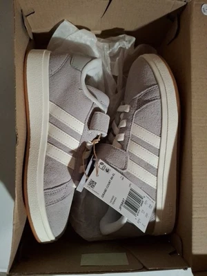 Adidas Boys Grand Court '00s Sneaker Gray Size 2 - Image 1 of 4
