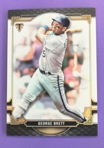 George Brett 2022 Topps Triple Threads Base - Kansas City Royals 5 HOF