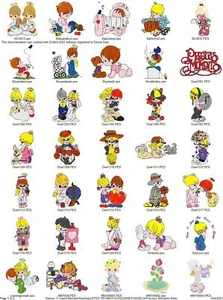 67 PRECIOUS CHILDREN COLLECTION EMBROIDERY MACHINE DESIGNS PES JEF HUS USB - Picture 1 of 11