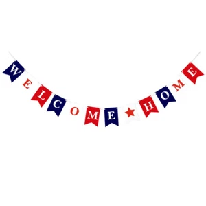 1PC Bunting Garland Banner Hanging Banner Party Banner Decor Cloth Banner New - Picture 1 of 12