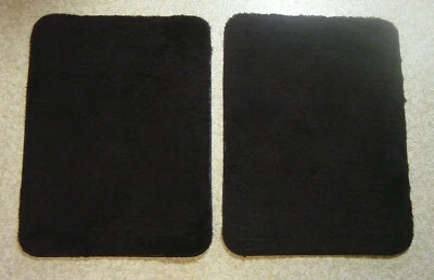 NOS 克莱斯勒道奇普利茅斯脚垫套装 2 1980 年代棕色毛绒地毯原始设备制造商 72571 — 第 1/4 张图片