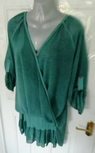 REGINA Made in Italy altrosa Lagenlook Bluse Top und Cami asymmetrisch 10 12 - Bild 1 von 10