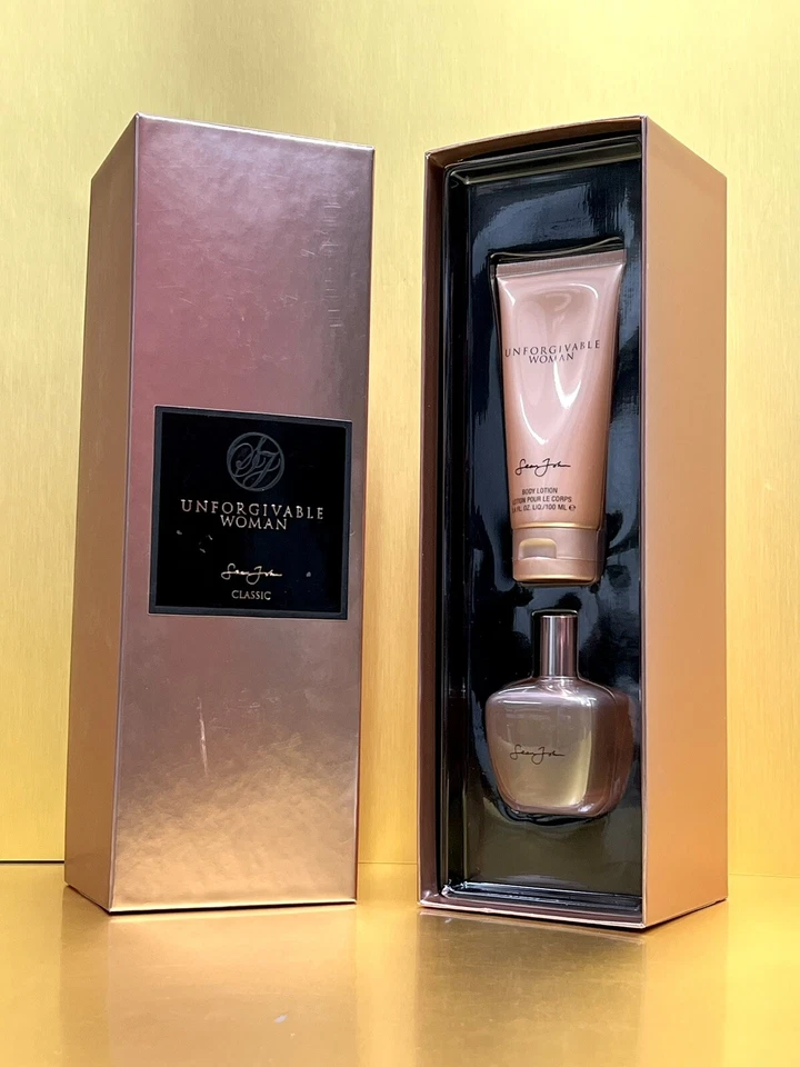 Set de 2 piezas Sean John Unforgivable for Women 2,5 OZ eau de parfum spray + LOCIÓN CORPORAL 3,4 OZ Foto 1 de 1