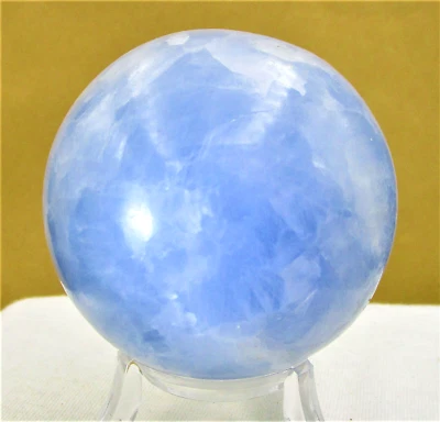 Calcit blau  XXL  Edelstein   Kugel   HEILSTEIN    54 mm    230 gramm    Nr.6 - Bild 1 von 2
