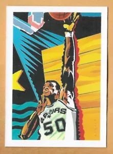 David Robinson San Antonio Spurs Checkliste #378 NBA Hoops 1990-91 - Bild 1 von 2