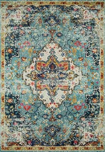Loloi II Nadia NN-04 Blue Transitional Runner Rug 2'-2" x 8' 2'-2" x 8' - Picture 1 of 6