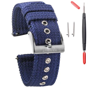 Nylon Watch Band for Men Quick Release Sturdy Breathable Replacement Strap - Picture 1 of 31