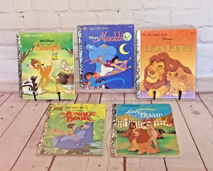 Five Walt Disney’s and Disney’s A Little Golden Book hardcover books bundle - Picture 1 of 24