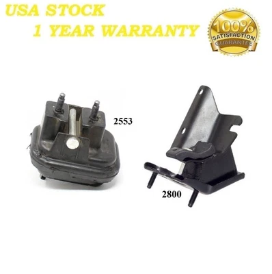 2 PCS FRONT MOTOR & TRANS MOUNT FOR BUICK ELECTRA, LESABRE 2WD 3.0L & 3.8L Foto 1 de 4