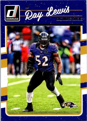 2016 Donruss #28 Ray Lewis - Image 1 of 2
