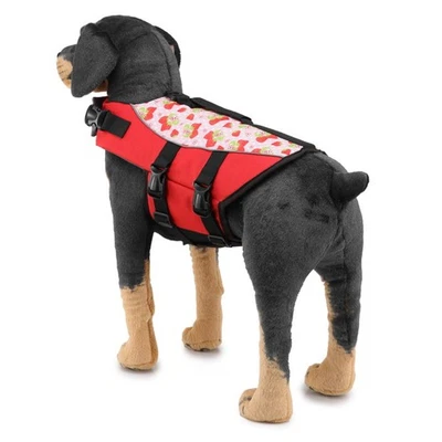 (S)Dog Flotation Jacket Fashionable High Buoyancy Dog Life Jacket Adjustable - Image 1 of 4