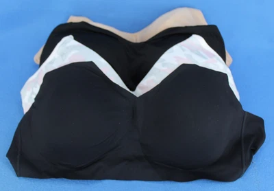 Hanes Warners No Boundaries 无线内衬 T 恤文胸 批量 尺寸 XXL 2XL #H7696 — 第 1/4 张图片