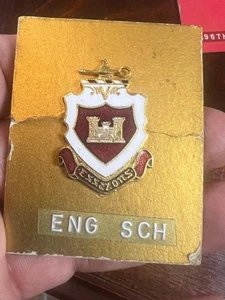 Pin militar DUI Cresta Ejército Escuela de Ingenieros (F2025F) - Imagen 1 de 2