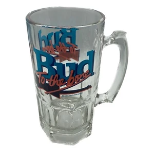 Budweiser ""Bud to the Bone"" Marke Libby Glas Bier Stein (1994), Vintage Becher - Bild 1 von 5