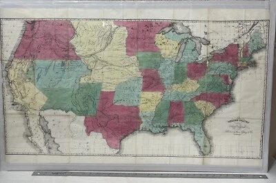 CASE, TIFFANY, & CO. MAP OF THE UNITED STATES FROM THE LATEST AUTHORITIES. - Image 1 of 4