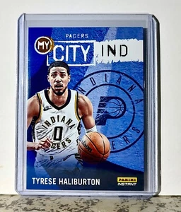 Tarjeta de baloncesto Tyrese Haliburton 2023-24 Panini NBA #2 MyCity Pacers 1/543 - Imagen 1 de 2