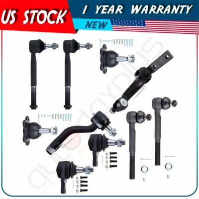 Для 1988-1992 Chevrolet K1500 10 шт шаровые шарниры рулевое управление холостой ход рычаг Pitman анкерный стержень - Изображение 1 из 4