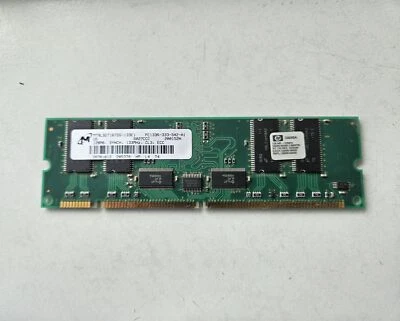 Micron HP 128MB PC133 133MHz CL3 DIMM ( MT9LSDT1672G-133E1 D8265-60000 ) REF - Image 1 of 2