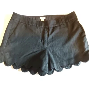 J Crew Damenshorts Größe 8 schwarz Leinenmischung überbackene 3"-Innennaht - Bild 1 von 10