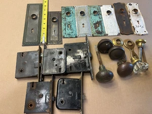5 Antique Vintage Russwin Yale Mortise Door Lock With Knobs No Key - Picture 1 of 6