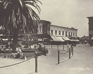 "Estampado fotográfico naranja Circle PLAZA PARQUE Ciudad Vieja 906 11"" x 14" - Imagen 1 de 1