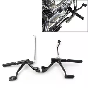 Reposapiés negro para Harley Sportster 1200 883 XL883 2004-13 - Imagen 1 de 8