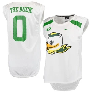 NWT Nike Oregon Ducks Womens Mascot Jersey Top Shirt L White MSRP$50 - Picture 1 of 3